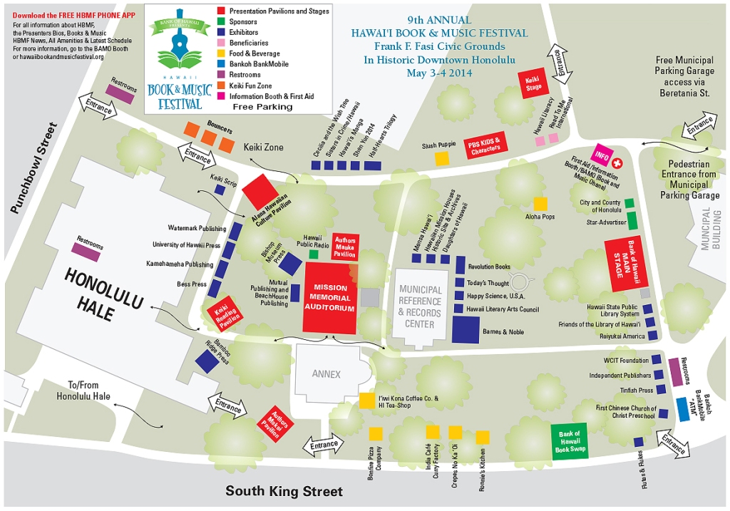HBMF 2014 event map